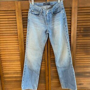 Express Jeans Low Rise Boot Cut Womens Size 5/6 R Light Wash